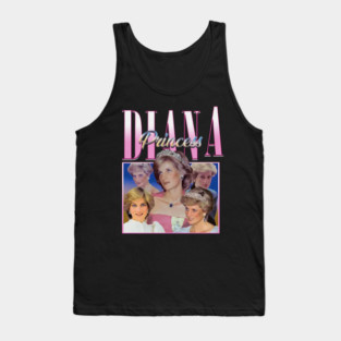 Diana, Princess Of Wales Bootleg Vintage Tank Top