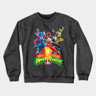 Power Rangers Action Pose Retro Crewneck Sweatshirt