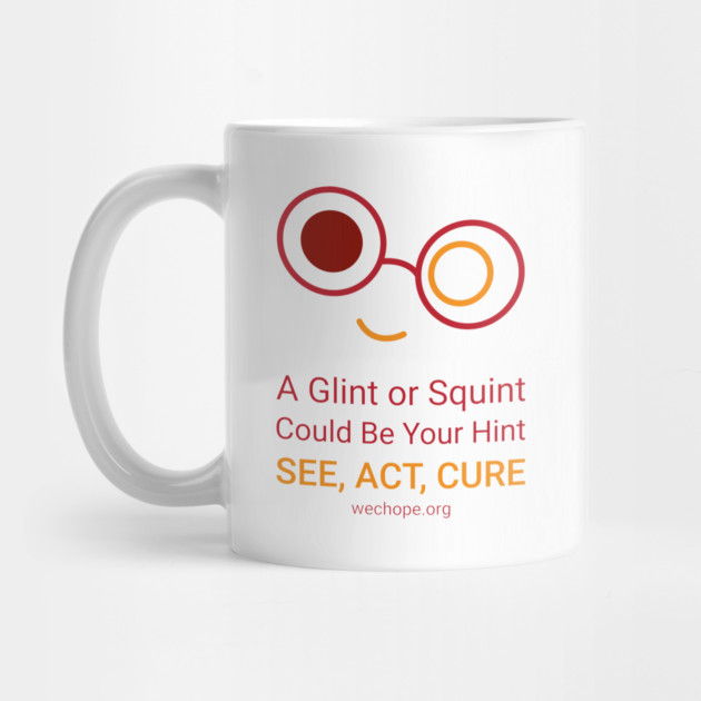 A Glint Or Squint - Red by World Eye Cancer Hope