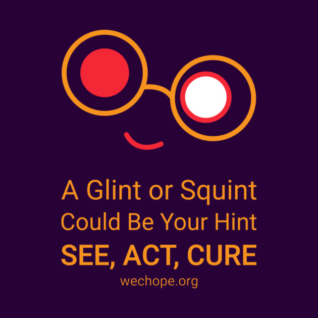A Glint or Squint – Gold by World Eye Cancer Hope