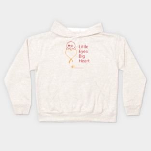 Little Eyes Big Heart - Red Kids Hoodie