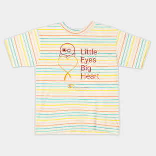 Little Eyes Big Heart - Red Kids T-Shirt