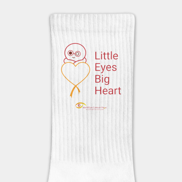 Little Eyes Big Heart - Red by World Eye Cancer Hope