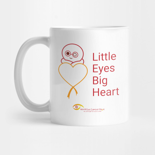 Little Eyes Big Heart - Red by World Eye Cancer Hope