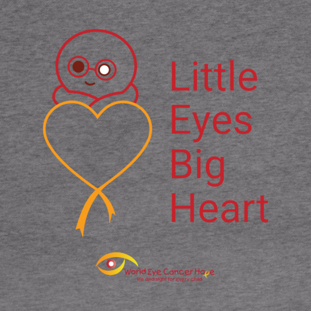 Little Eyes Big Heart - Red by World Eye Cancer Hope