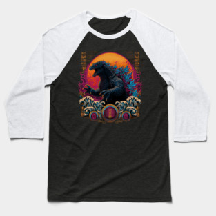 godzilla Baseball T-Shirt