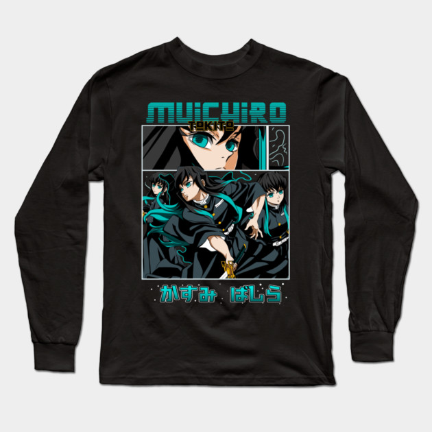 Muichiro Tokito - Kimetsu no Yaiba Long Sleeve T-Shirt by Otaku Vibes