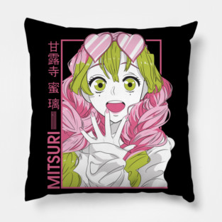 Demon Slayer Mitsuri Love Hashira Design Pillow