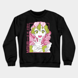 Demon Slayer Mitsuri Love Hashira Design Crewneck Sweatshirt