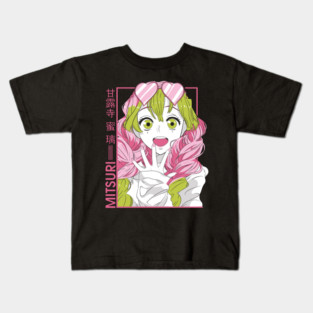 Demon Slayer Mitsuri Love Hashira Design Kids T-Shirt