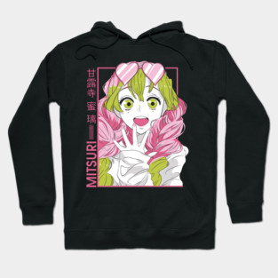 Demon Slayer Mitsuri Love Hashira Design Hoodie