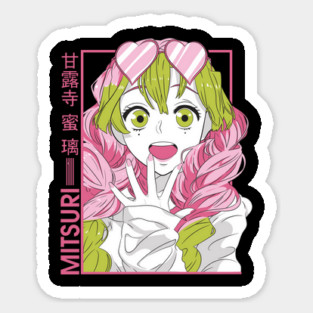 Demon Slayer Mitsuri Love Hashira Design Magnet