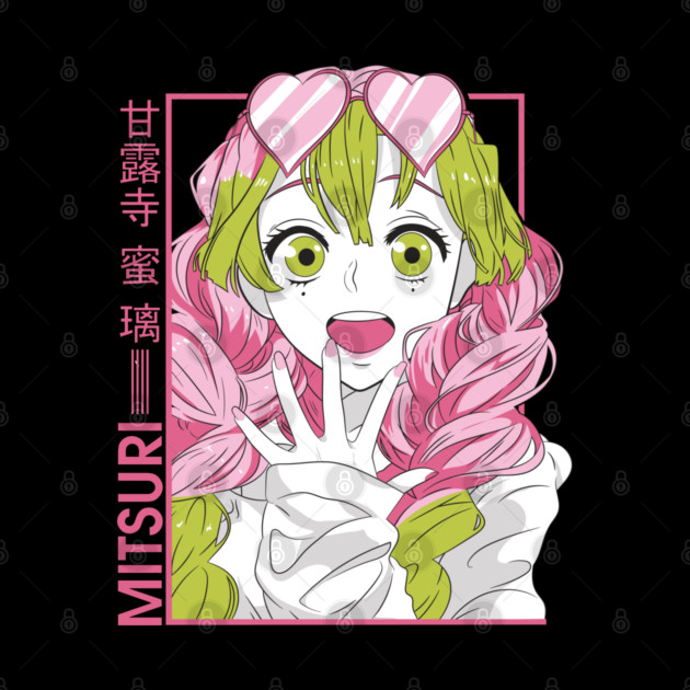 Demon Slayer Mitsuri Love Hashira Design by Otaku Vibes