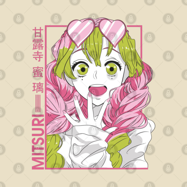 Demon Slayer Mitsuri Love Hashira Design by Otaku Vibes