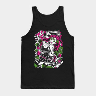 Demon Slayer Mitsuri Whip Blade Slash Tank Top