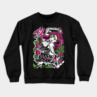 Demon Slayer Mitsuri Whip Blade Slash Crewneck Sweatshirt