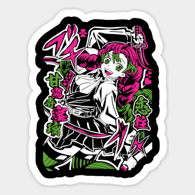 Demon Slayer Mitsuri Whip Blade Slash Magnet by Otaku Vibes