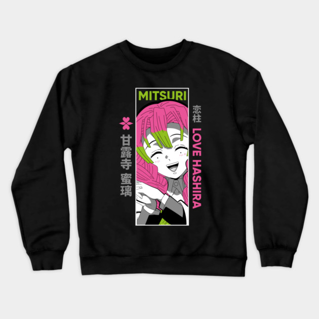 Mitsuri Kanroji | Kimetsu no Yaiba Crewneck Sweatshirt by Otaku Vibes
