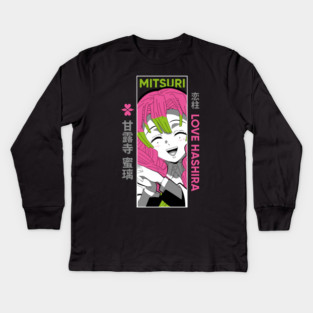 Mitsuri Kanroji | Kimetsu no Yaiba Kids Long Sleeve T-Shirt