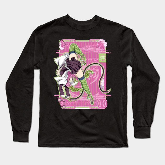 Mitsuri Kanroji - Demon Slayer: Kimetsu no Yaiba Long Sleeve T-Shirt by Otaku Vibes
