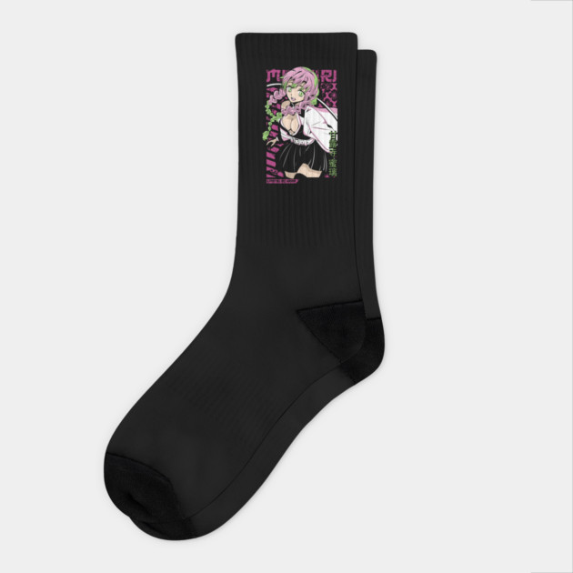 Demon Slayer: Kimetsu no Yaiba - Mitsuri Kanroji Socks by Otaku Vibes