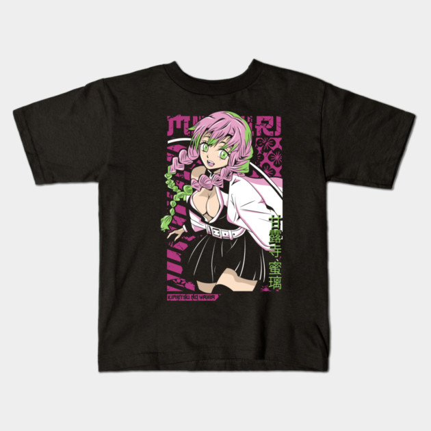 Demon Slayer: Kimetsu no Yaiba - Mitsuri Kanroji Kids T-Shirt by Otaku Vibes