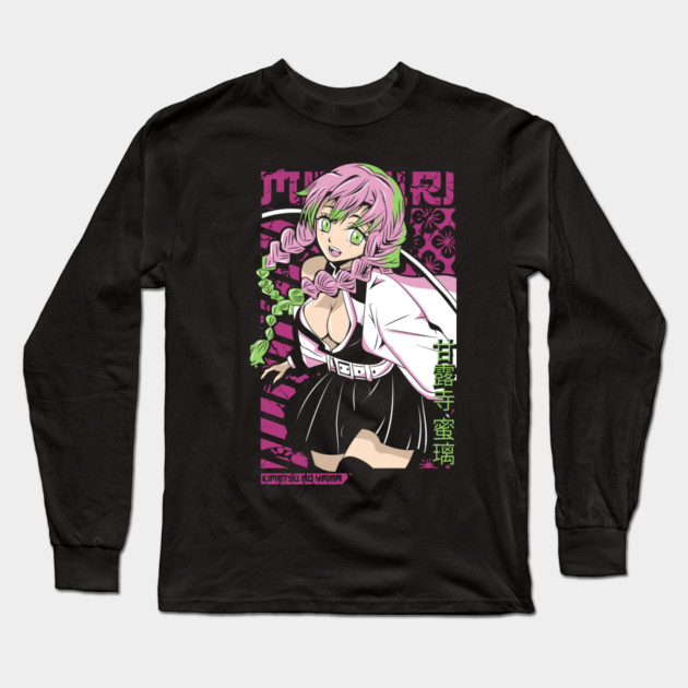 Demon Slayer: Kimetsu no Yaiba - Mitsuri Kanroji Long Sleeve T-Shirt by Otaku Vibes
