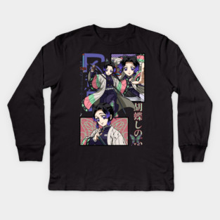 Demon Slayer Shinobu Insect Hashira Art Kids Long Sleeve T-Shirt