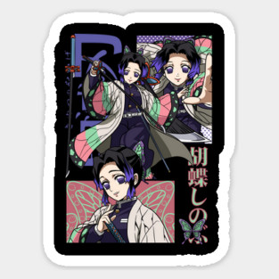 Demon Slayer Shinobu Insect Hashira Art Magnet