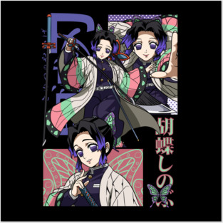 Demon Slayer Shinobu Insect Hashira Art Posters and Art