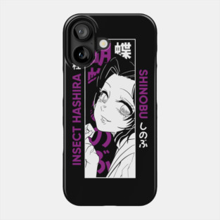 Demon Slayer Shinobu Calm and Deadly Phone Case
