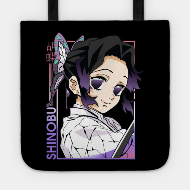 Shinobu Kocho | Kimetsu no Yaiba Tote by Otaku Vibes