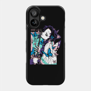 Demon Slayer Shinobu Butterfly Blade Pose Phone Case