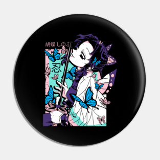 Demon Slayer Shinobu Butterfly Blade Pose Pin