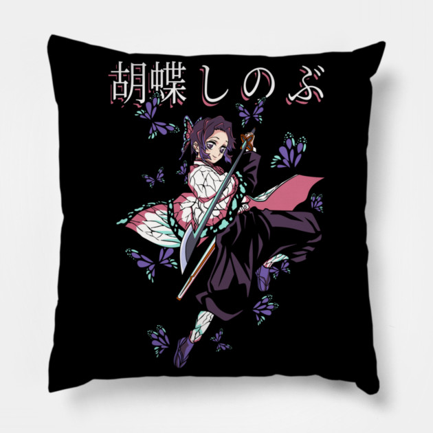 Shinobu - Demon Slayer: Kimetsu no Yaiba Pillow by Otaku Vibes
