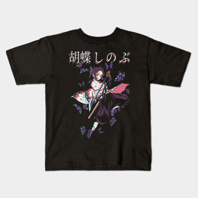Shinobu - Demon Slayer: Kimetsu no Yaiba Kids T-Shirt by Otaku Vibes