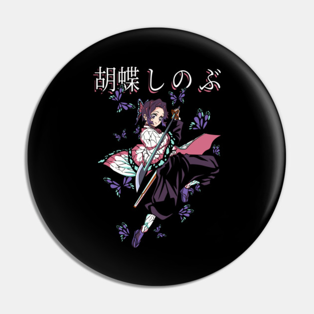Shinobu - Demon Slayer: Kimetsu no Yaiba Pin by Otaku Vibes
