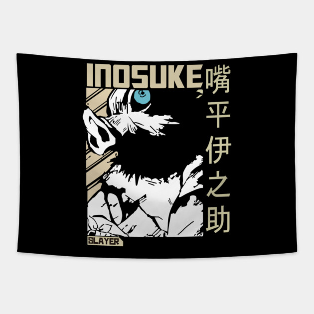 Demon Slayer: Kimetsu no Yaiba - Inosuke Tapestry by Otaku Vibes
