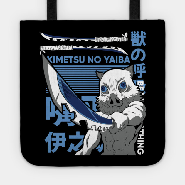 Demon Slayer Inosuke Beast Mode Unleashed Tote by Otaku Vibes