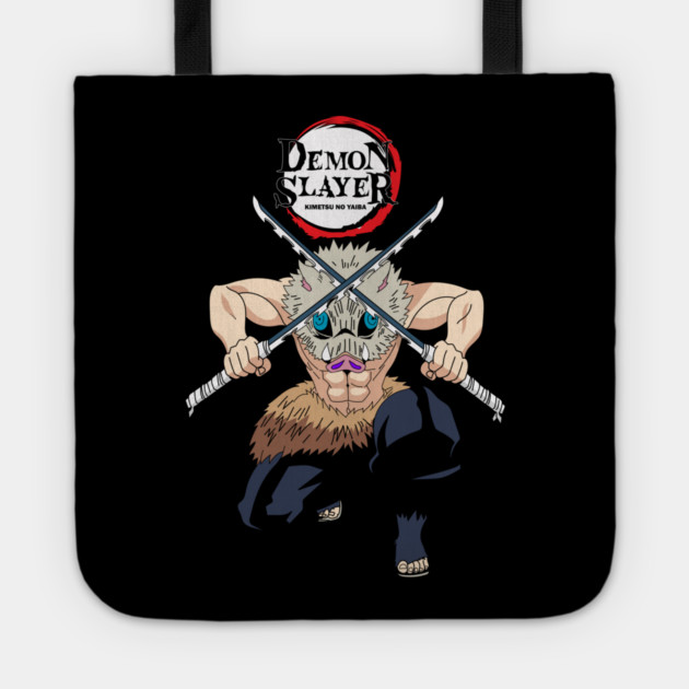 Demon Slayer - Inosuke in Action Tote by Otaku Vibes