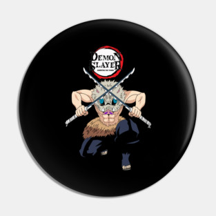 Demon Slayer - Inosuke in Action Pin