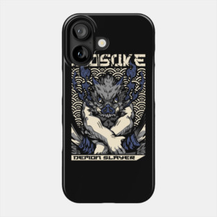 Demon Slayer Inosuke Raging Beast Form Phone Case