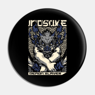 Demon Slayer Inosuke Raging Beast Form Pin