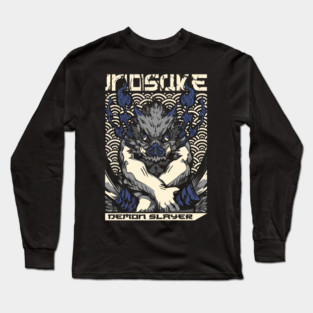 Demon Slayer Inosuke Raging Beast Form Long Sleeve T-Shirt