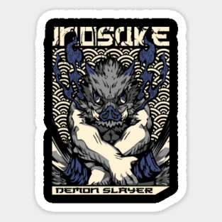 Demon Slayer Inosuke Raging Beast Form Magnet