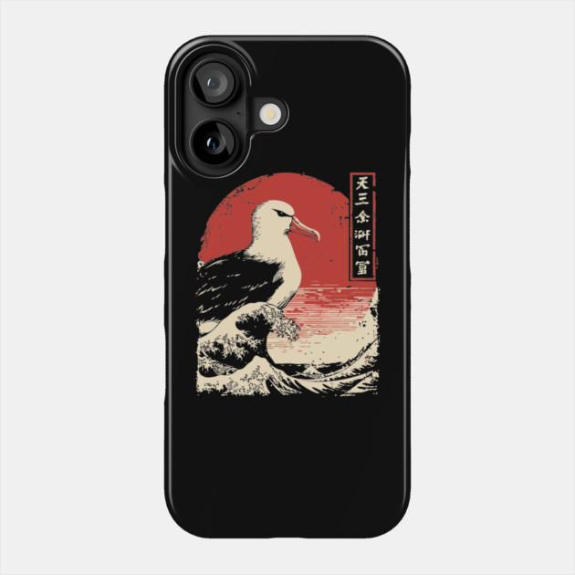 Majestic Seagull and The Great Wave Art Phone Case by TuncGK