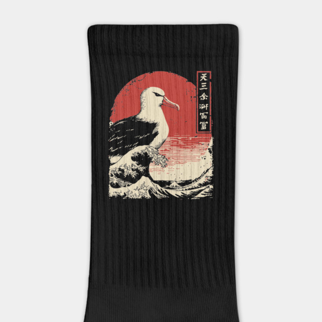 Majestic Seagull and The Great Wave Art by TuncGK