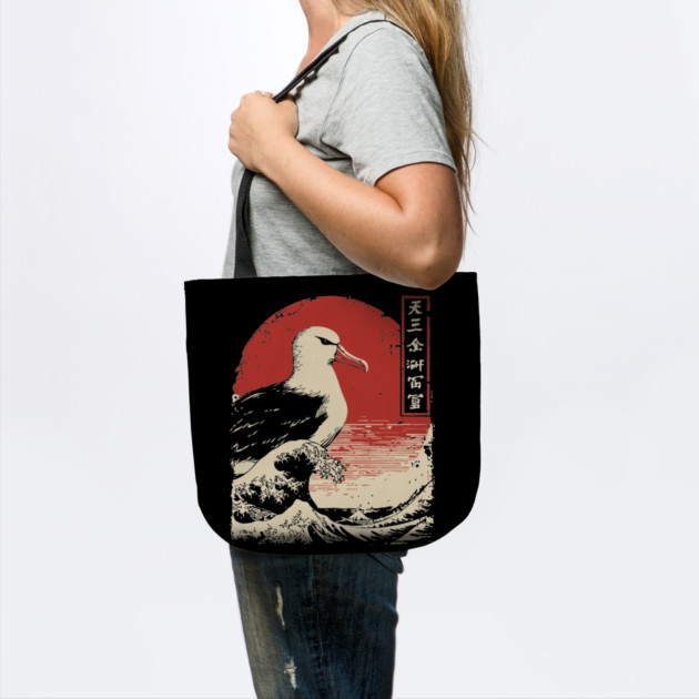 Majestic Seagull and The Great Wave Art by TuncGK