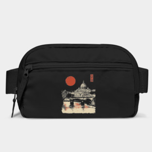 St. Peter's Basilica Reflection Vintage Rome Art Bag