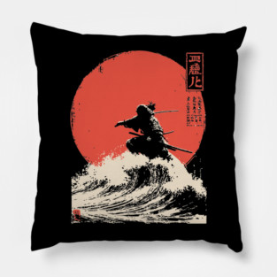 Susanoo God of the Sea and Storms Ukiyo-e Pillow